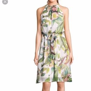 *NWT* Tahitian Tropics Floral Halter Dress